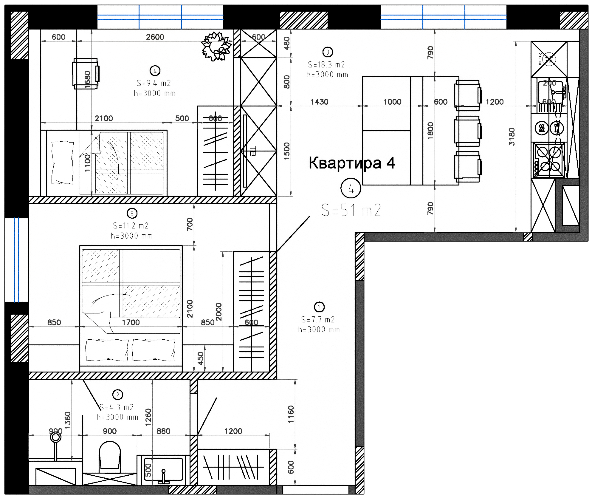 Відео з продажу квартири в ЖК Чеховський